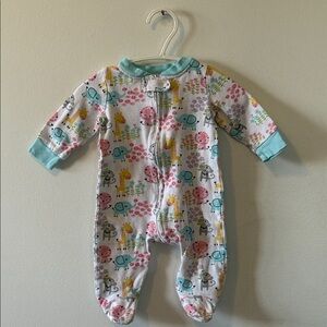 KOALABABY Safari Animal Print Sleeper, 0-3M